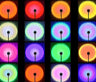VitalGlowDesign™ Sunset Lamp LED, Telecomando, 16 Colori, 360°, 4 Modalità per Foto Social